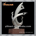 For garden stainless steel abstract statue